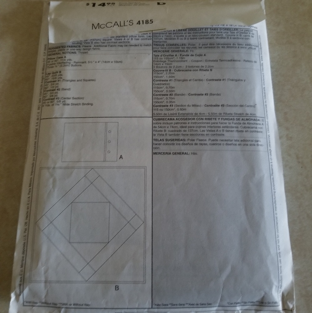 Blanket sewing pattern - Picture 2 of 2
